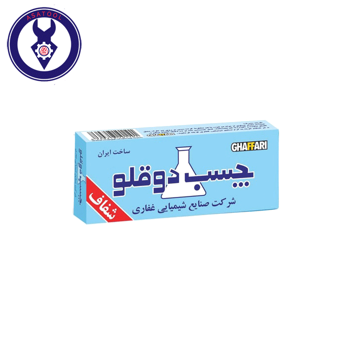 چسب-دو-قلو-بیرنگ-غفاری(شفاف) چسب دو قلو بیرنگ غفاری(شفاف)