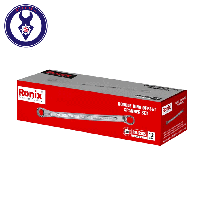 آچار دو سر رینگی 12 عددی رونیکس RH-2305