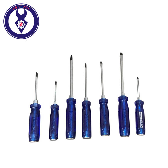 پیچ گوشتی 7 عددی ضربه خور نوا 2171